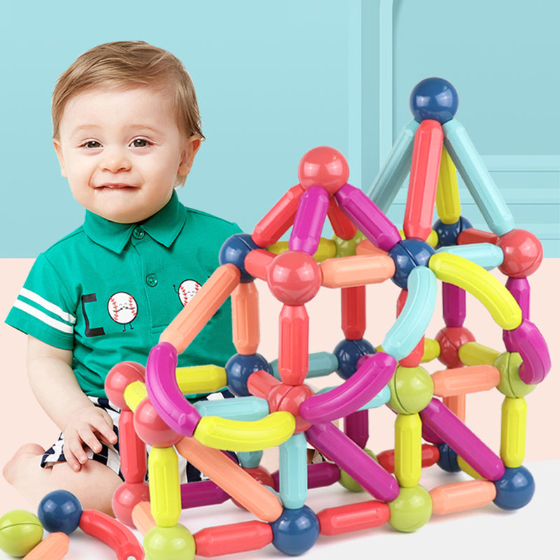 Children Magnetic Building Blocks Game