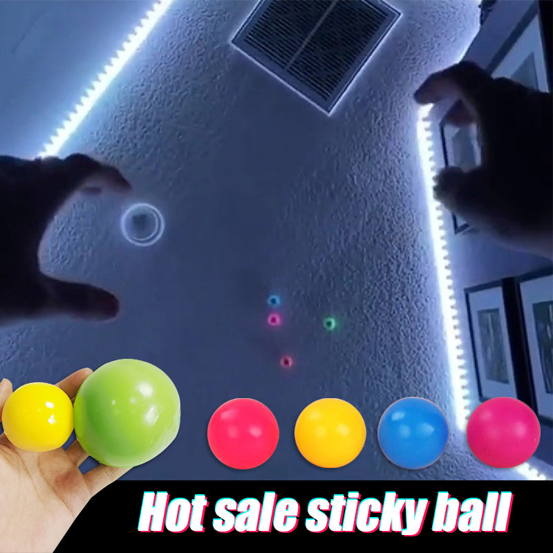Stick Wall Ball Stress Relief Toys