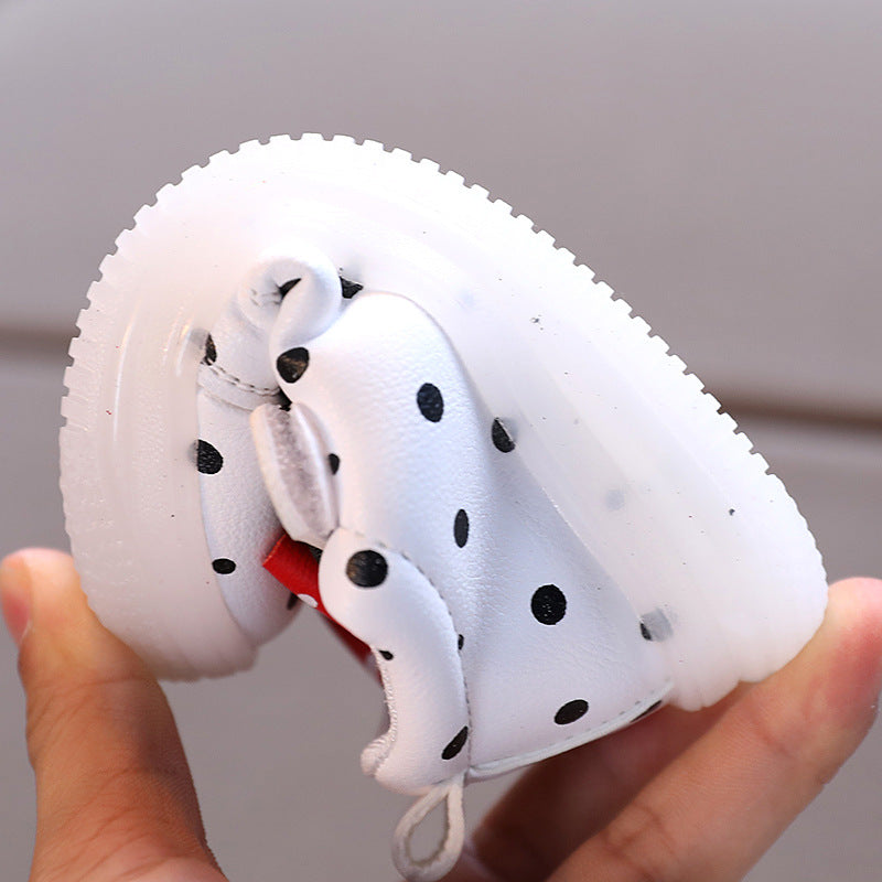 Girls Bowknot LED Light-up Shoes