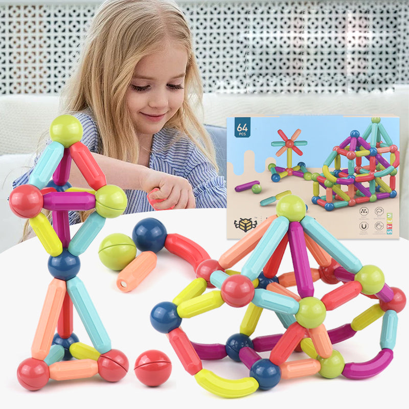 Children's Magnetic Stick Building Blocks Game Toys