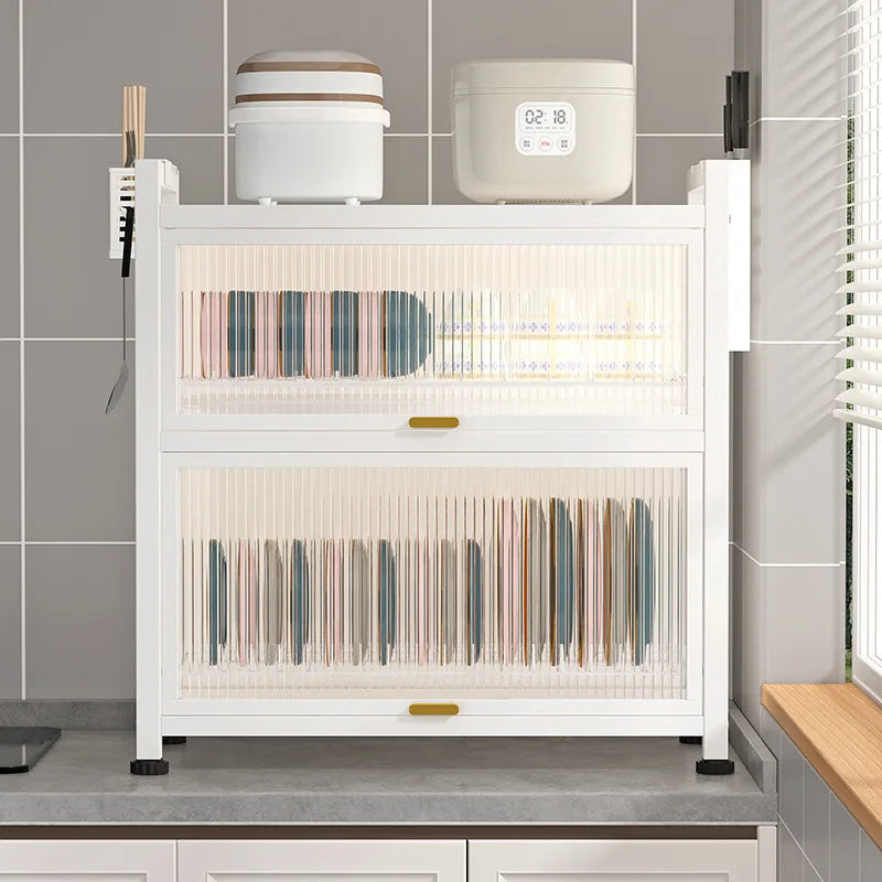 Kitchen Cupboard Storage Box/Rack with a Door