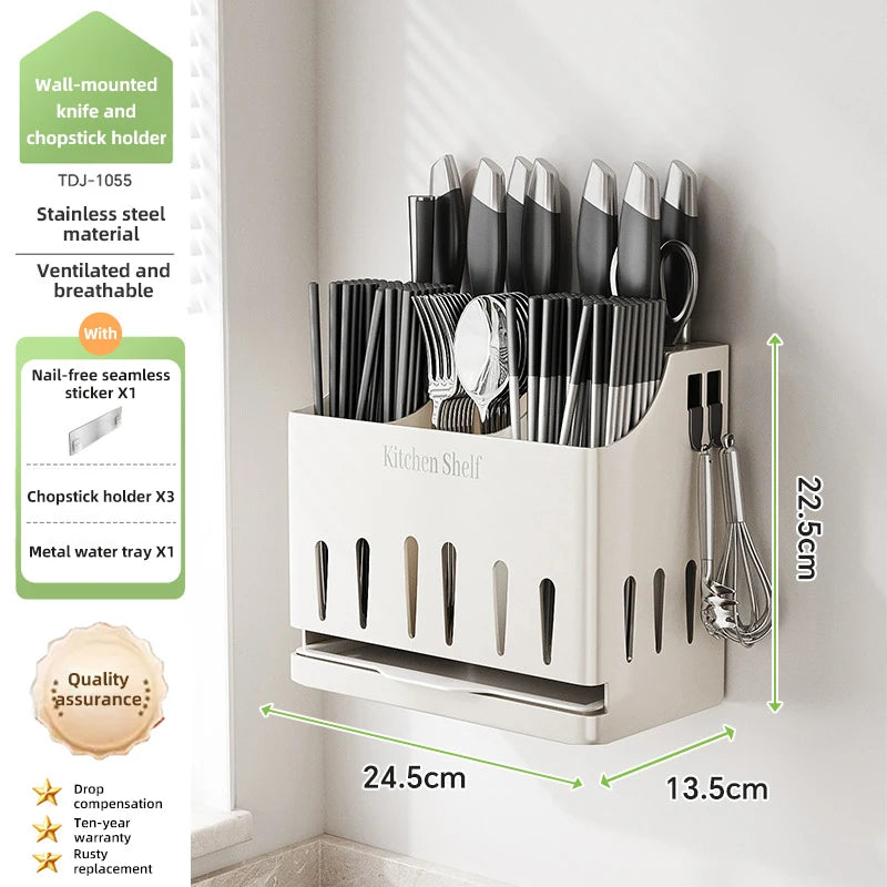 Kitchen Knife Storage Rack
