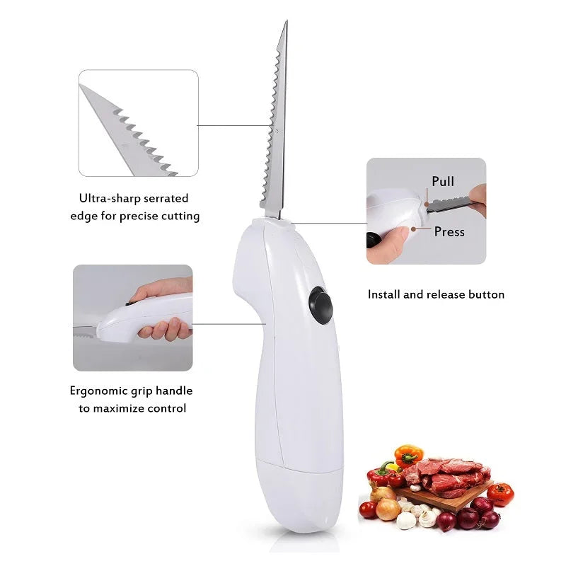 Kitchen Rechargeable Cordless knife.